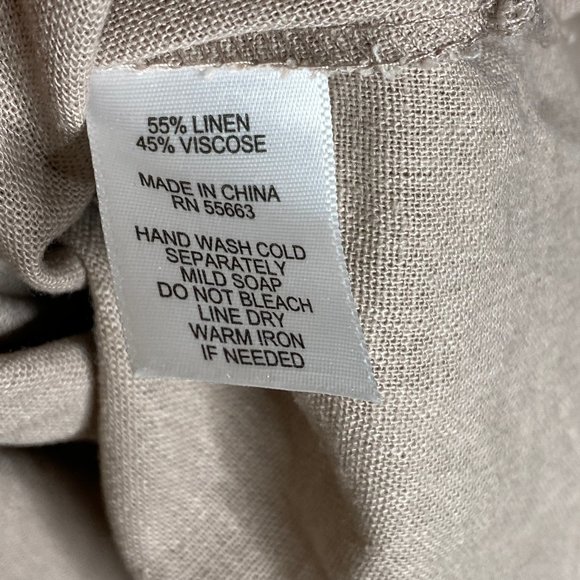 Sigrid Olsen Sleeveless Embroidered A-Line Linen Midi Dress - Picture 8 of 8